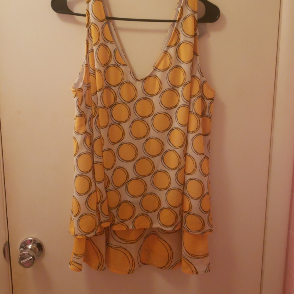 Yellow Polka Dot Tank